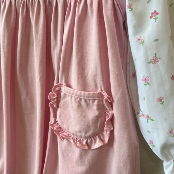 Girl - 3T - Aspen Claire & Company Pink Floral Dress & Jumper Set - Picture 3 of 10